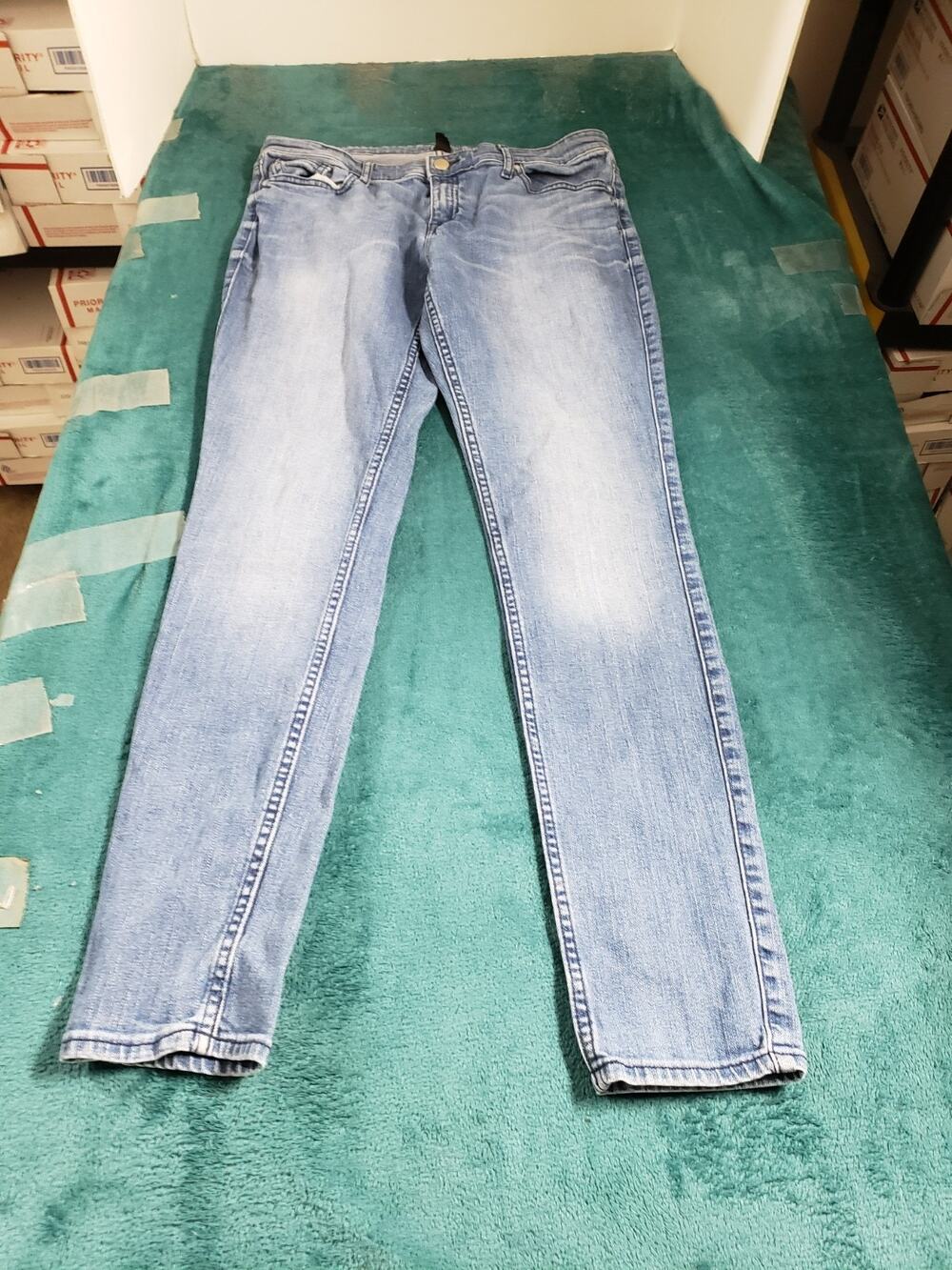 Gap Jeans Size 8 Long Womens Blue Stretch Denim Pants Mid Rise Always Skinny